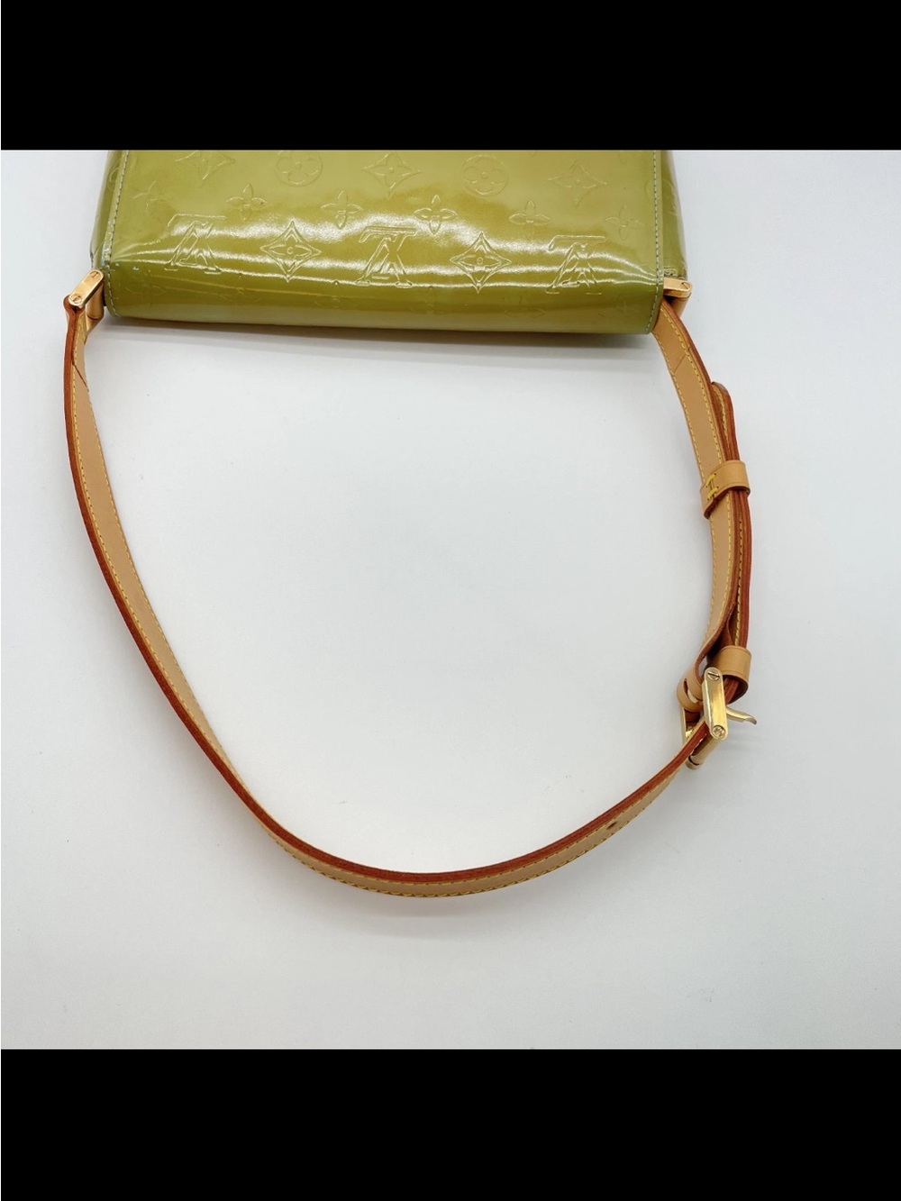 Louis Vuitton Olive Green Vernis Thompson street - Picture 4 of 16